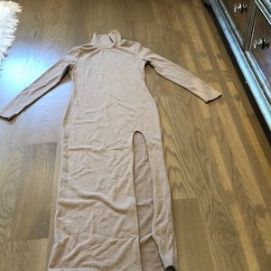 Tan women’s dress